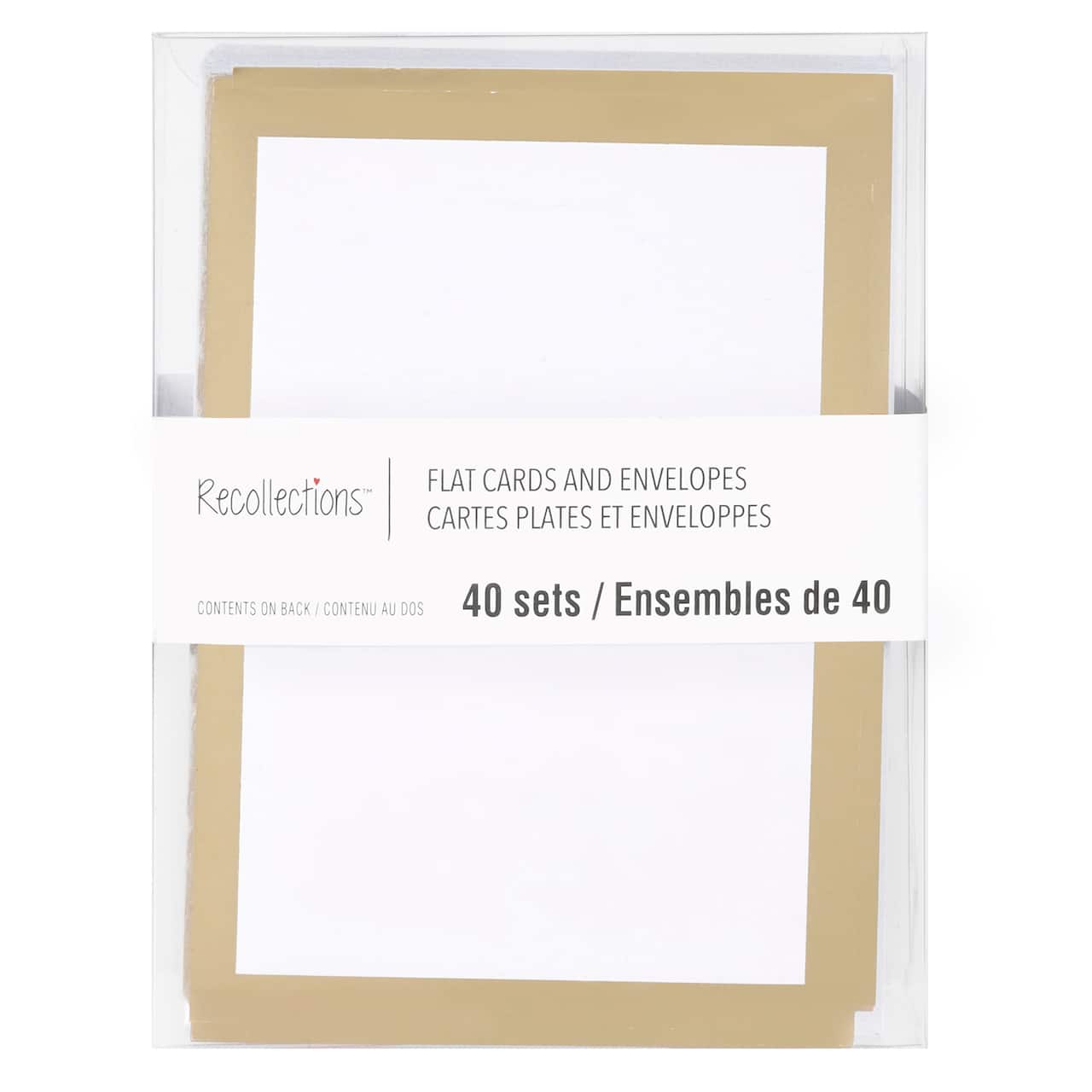 Flat Cards & Envelopes by Recollections™, 3.5" x 4.87"